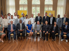 Participants in the IHO – Korea capacity-building initiative graduate from the University of Southern Mississippi